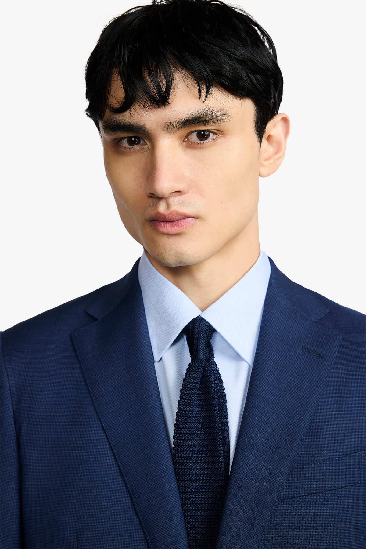 Ives Suit - Micro Check In Pure Tropical Wool, Super 110's