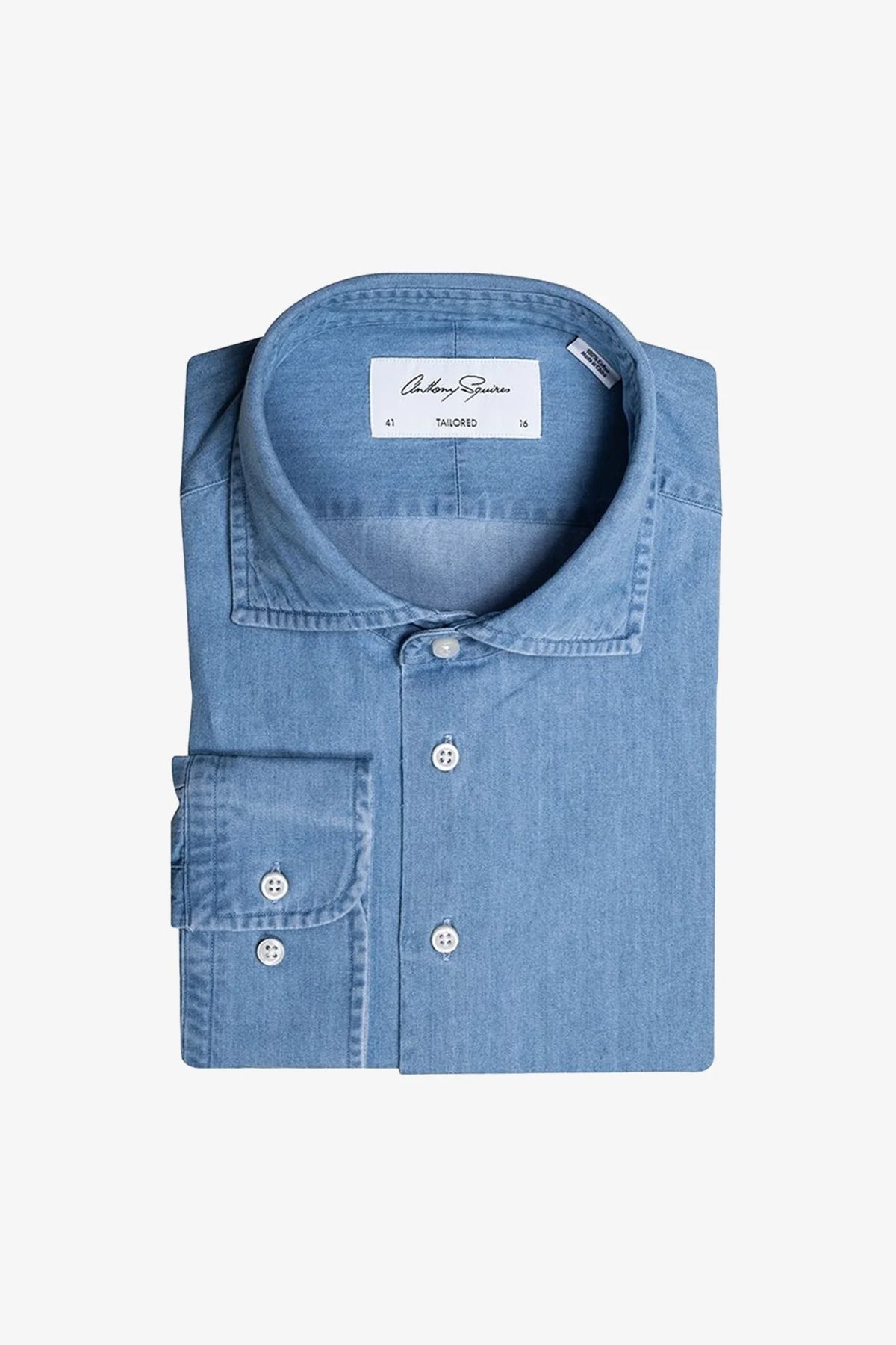 Nigel - Light Blue Denim Shirt