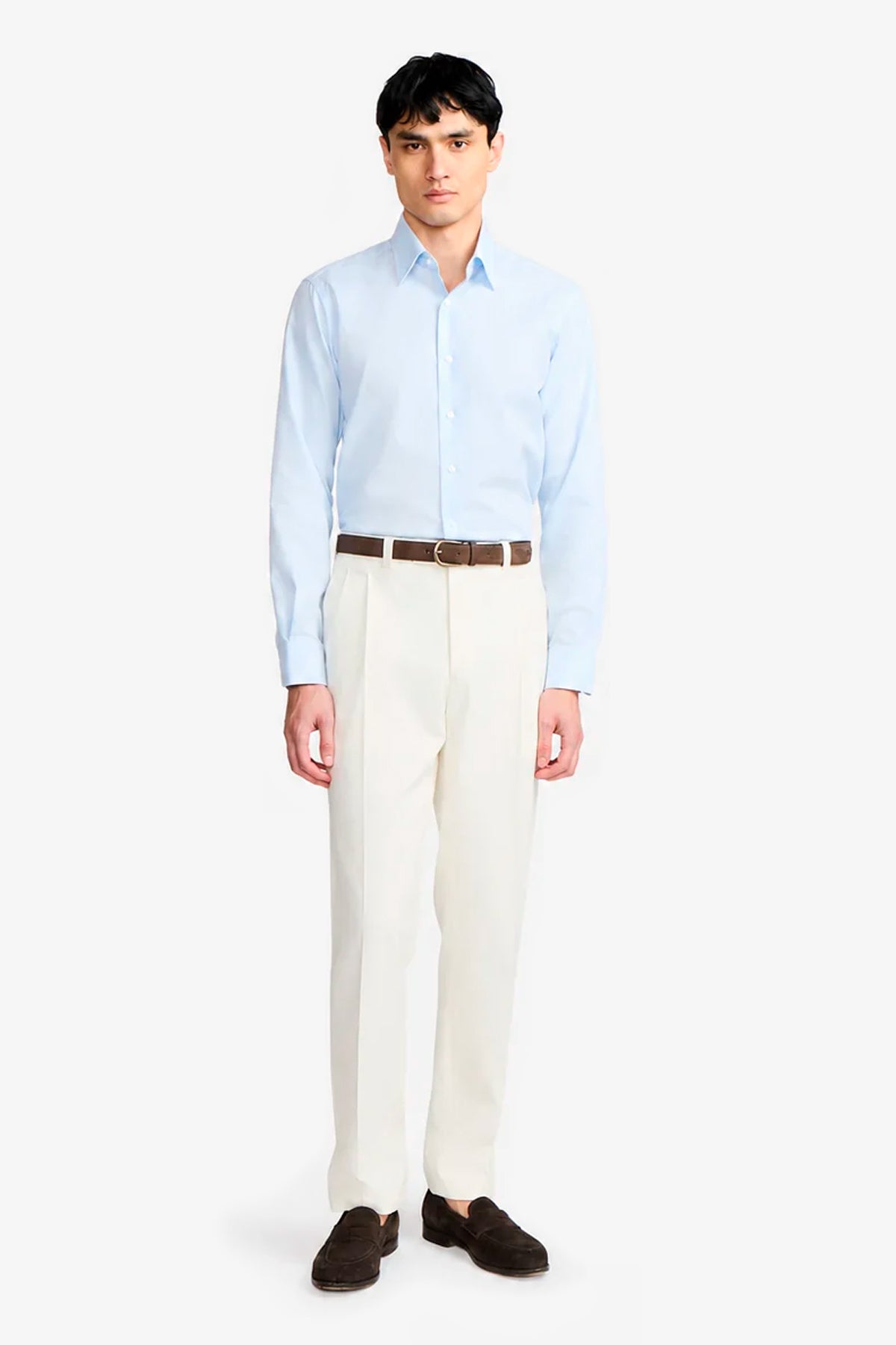 Norris Formal Shirt - Blue Mircrodesign