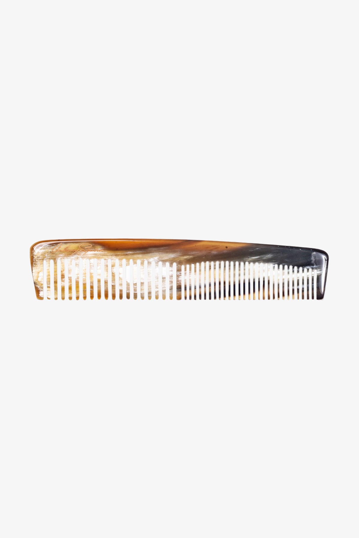 Horn Comb - Light Marble