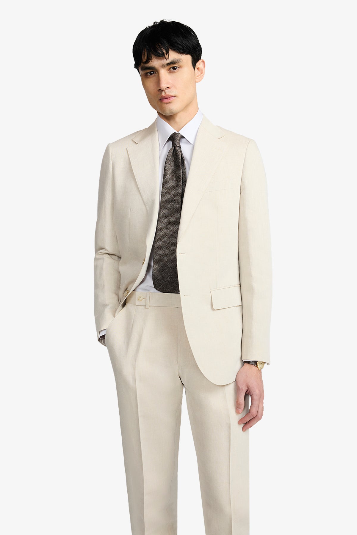 Stokes Suit - Fine Twill In Cotton/Linen