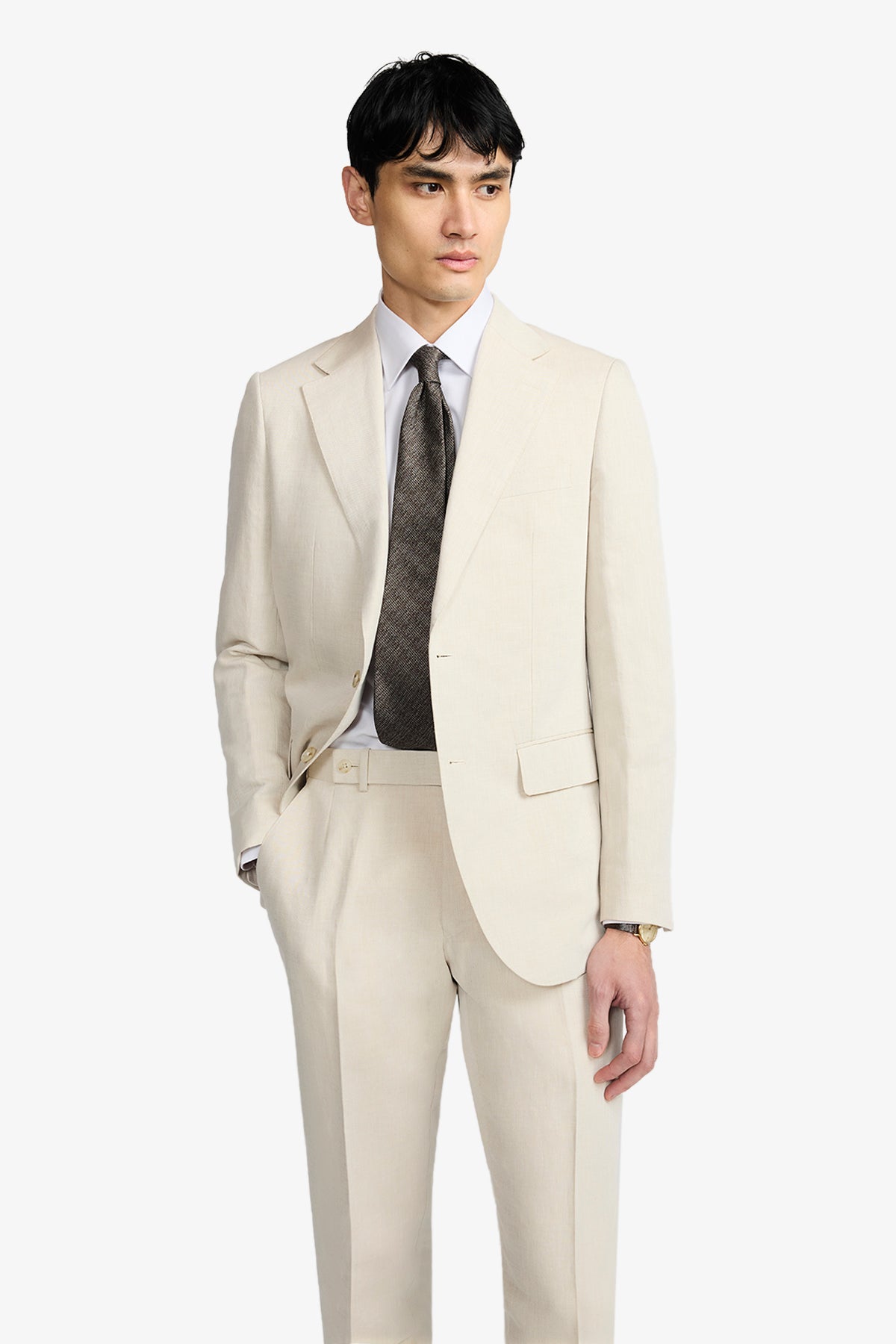 Stokes Suit - Fine Twill In Cotton/Linen