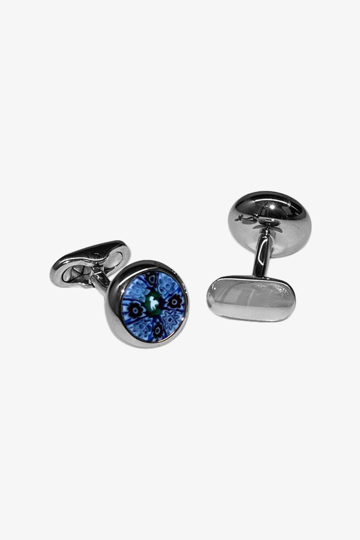 Cufflinks - Cobalt & Navy Murano Glass