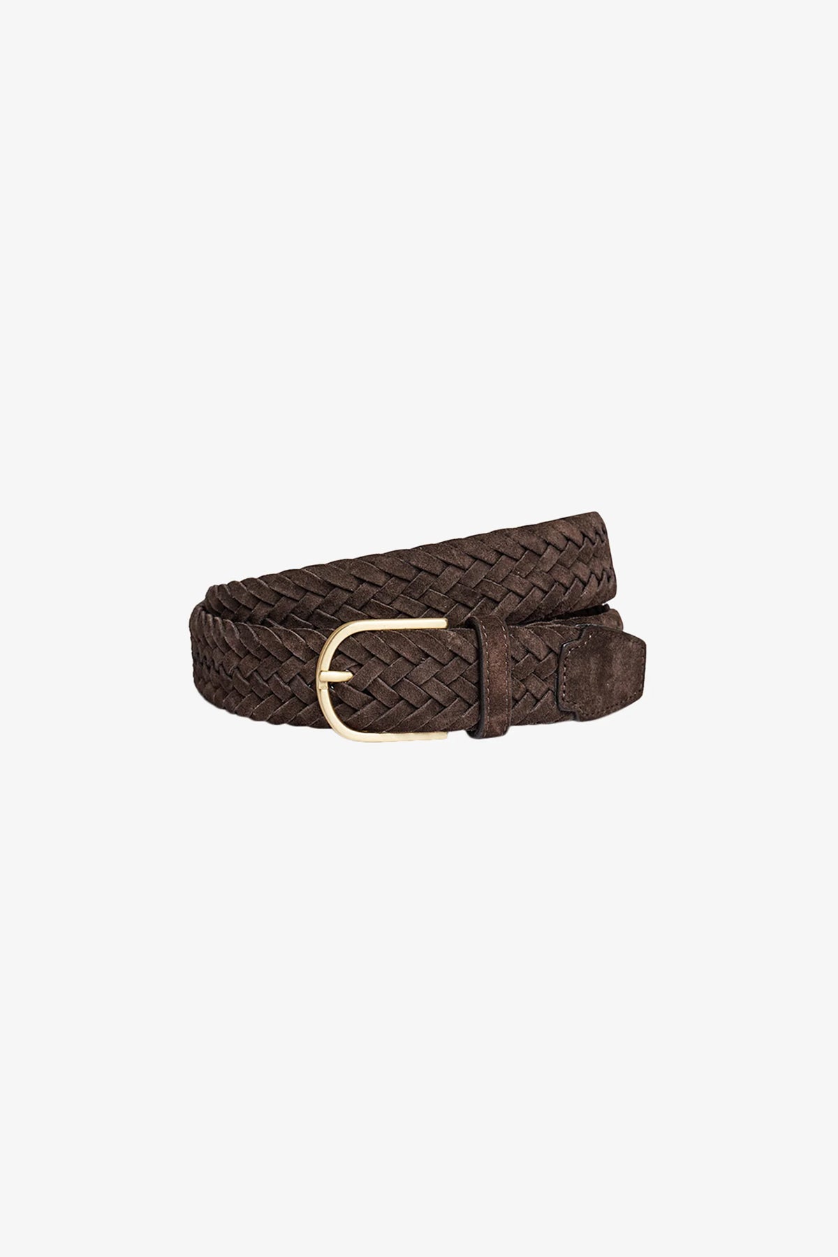 Braided suede - Brown Belt