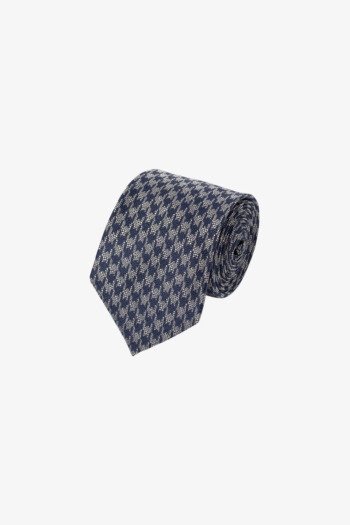 Tie - Silk navy design