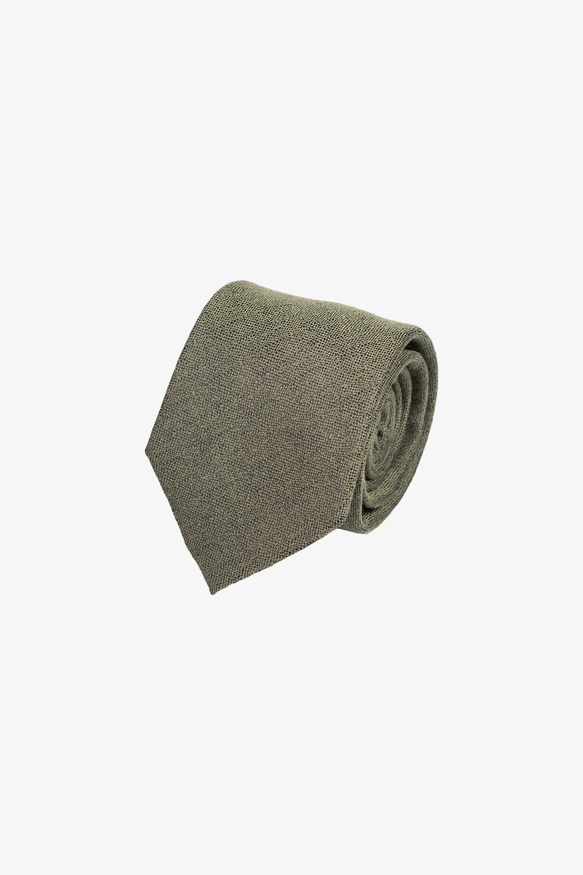 Tie - Silk light green melange