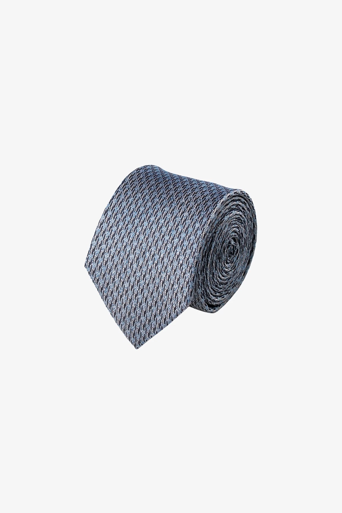 Tie - Silk micro in light blue