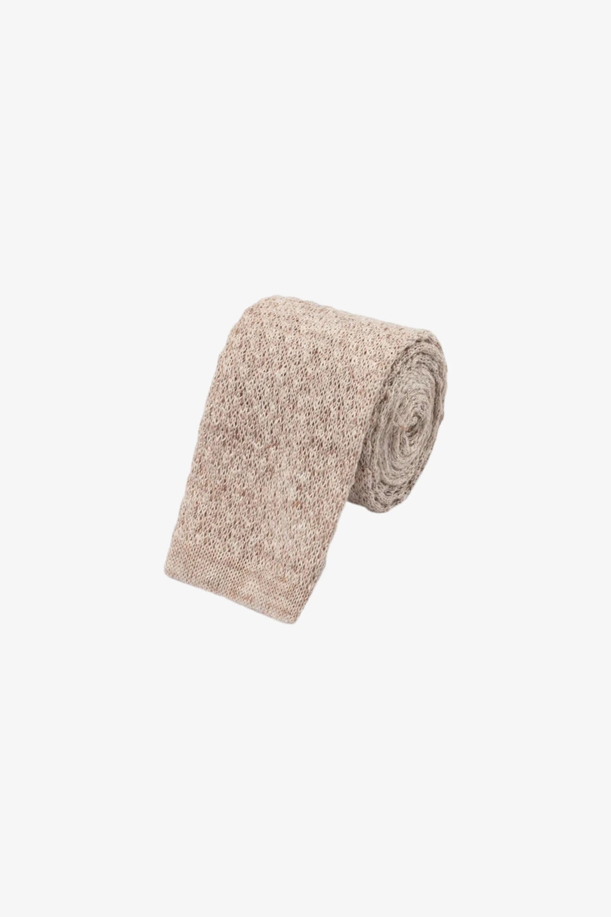 Tie - Linen in cream melange