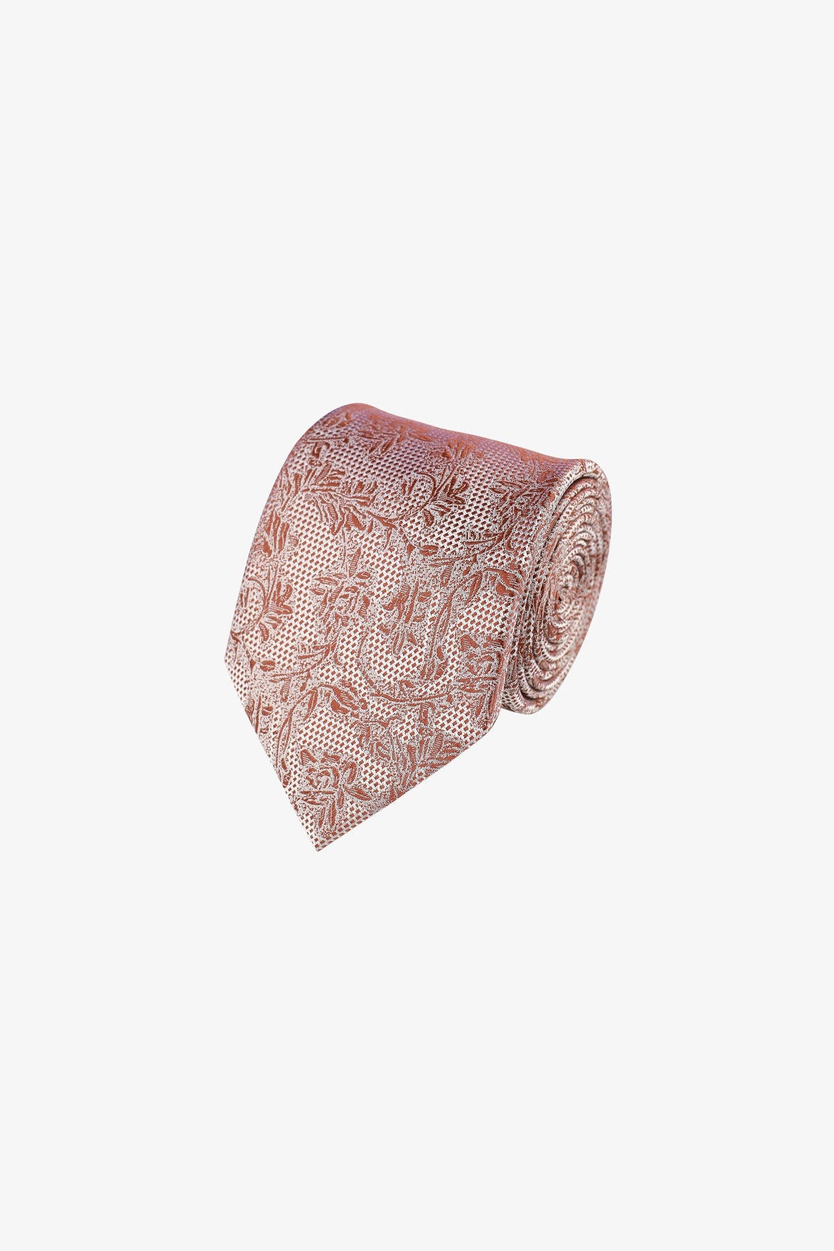 Tie - Silk pink florals