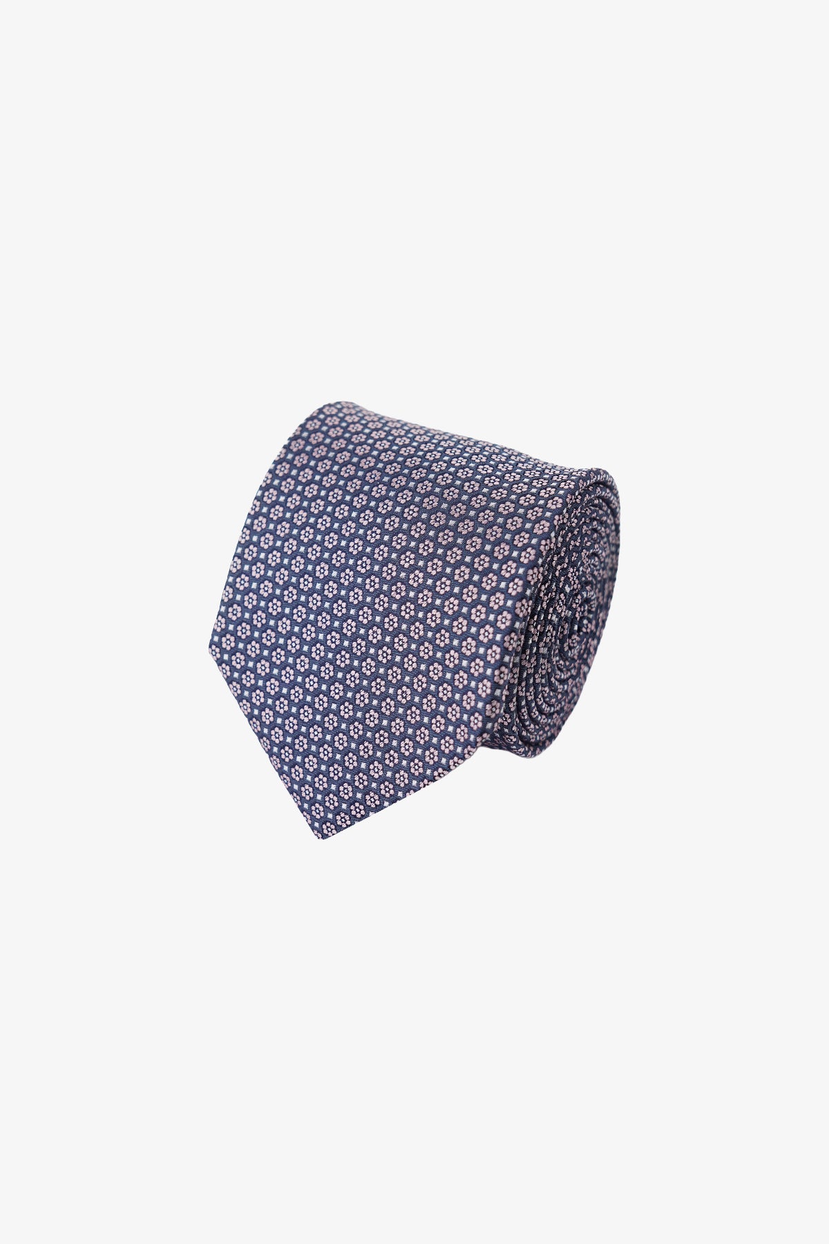 Tie - Silk Pink/Blue Floral
