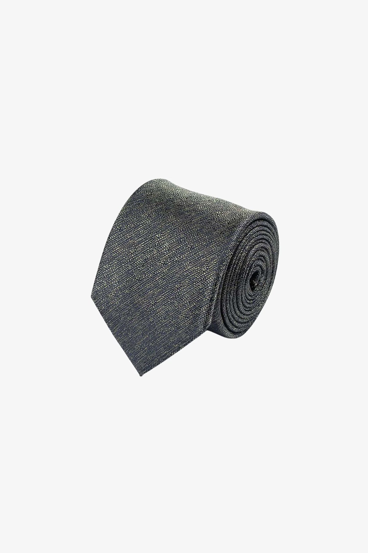 Tie - Silk melange green