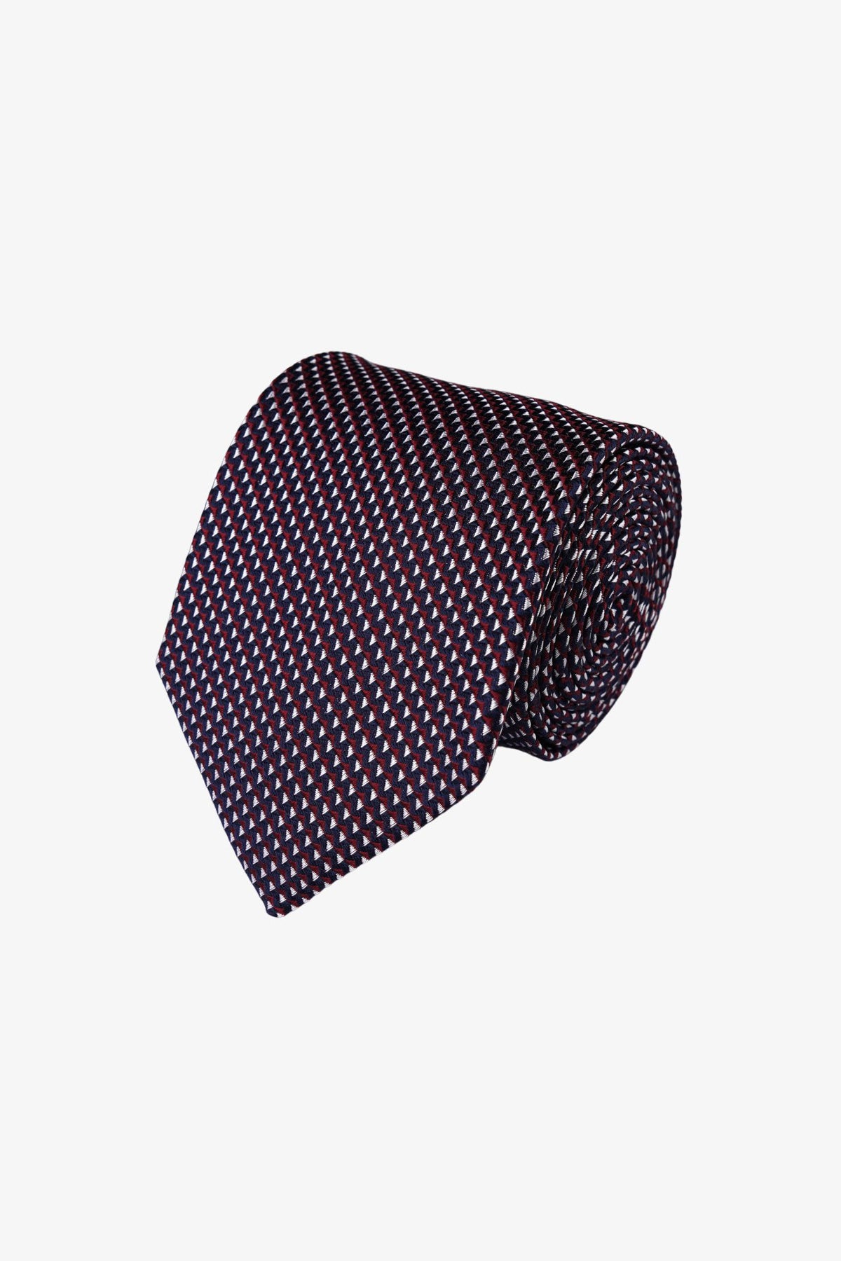 Tie - Silk Red Pattern