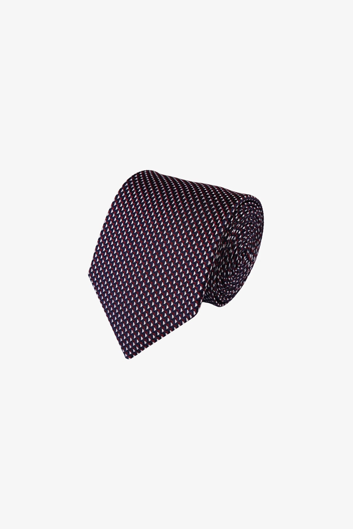 Tie - Silk Red Pattern