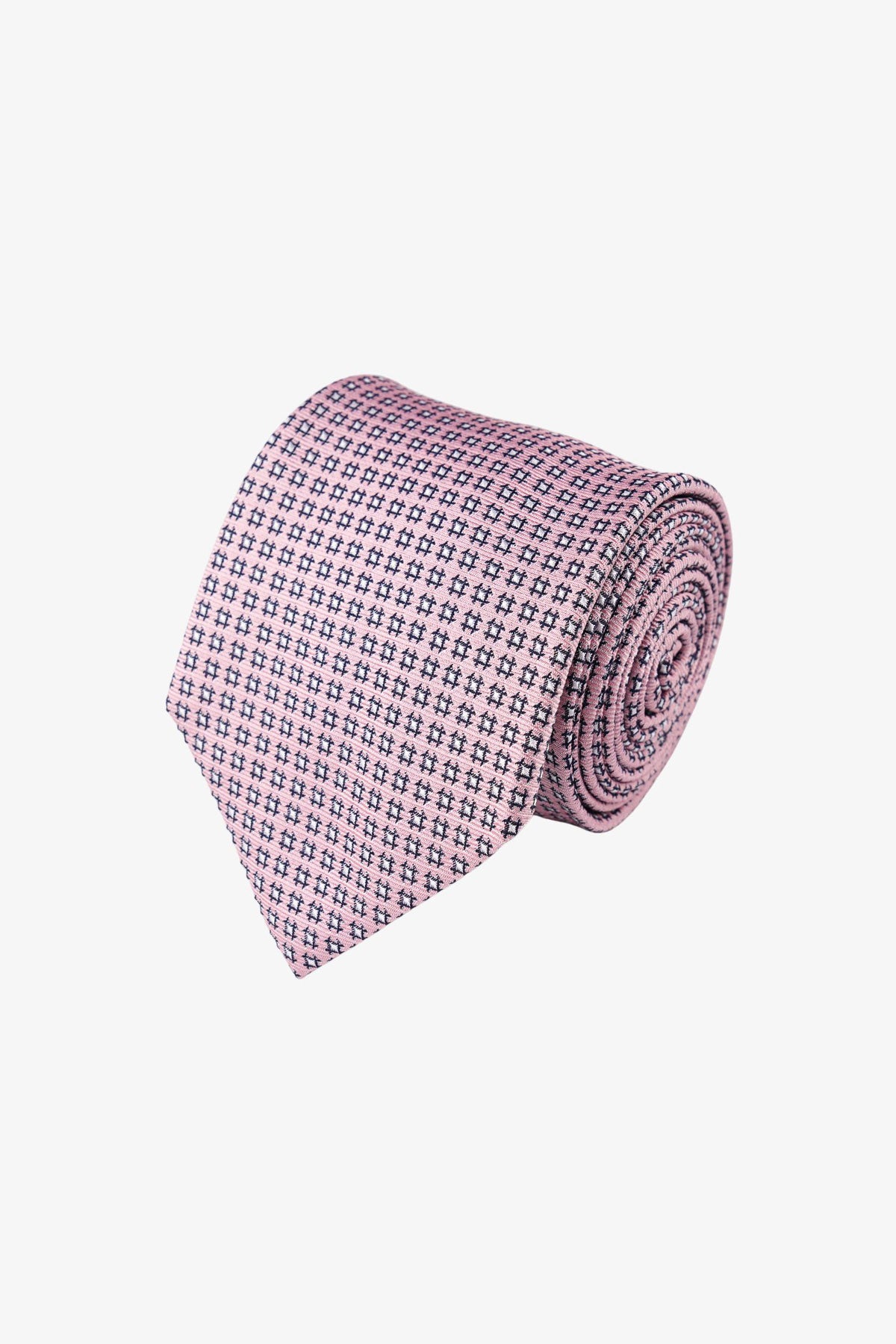 Tie - Silk Pink Pattern