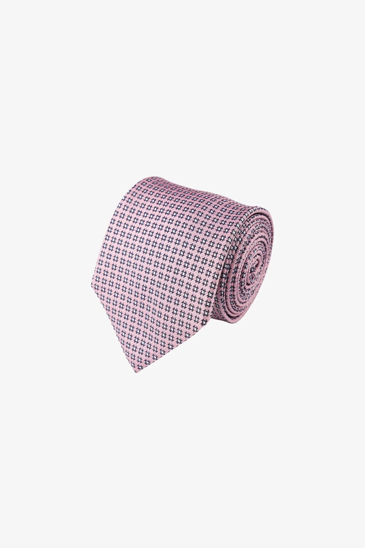 Tie - Silk Pink Pattern