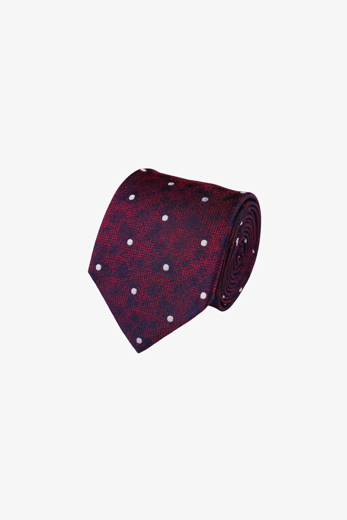 Tie - Silk Red Pattern