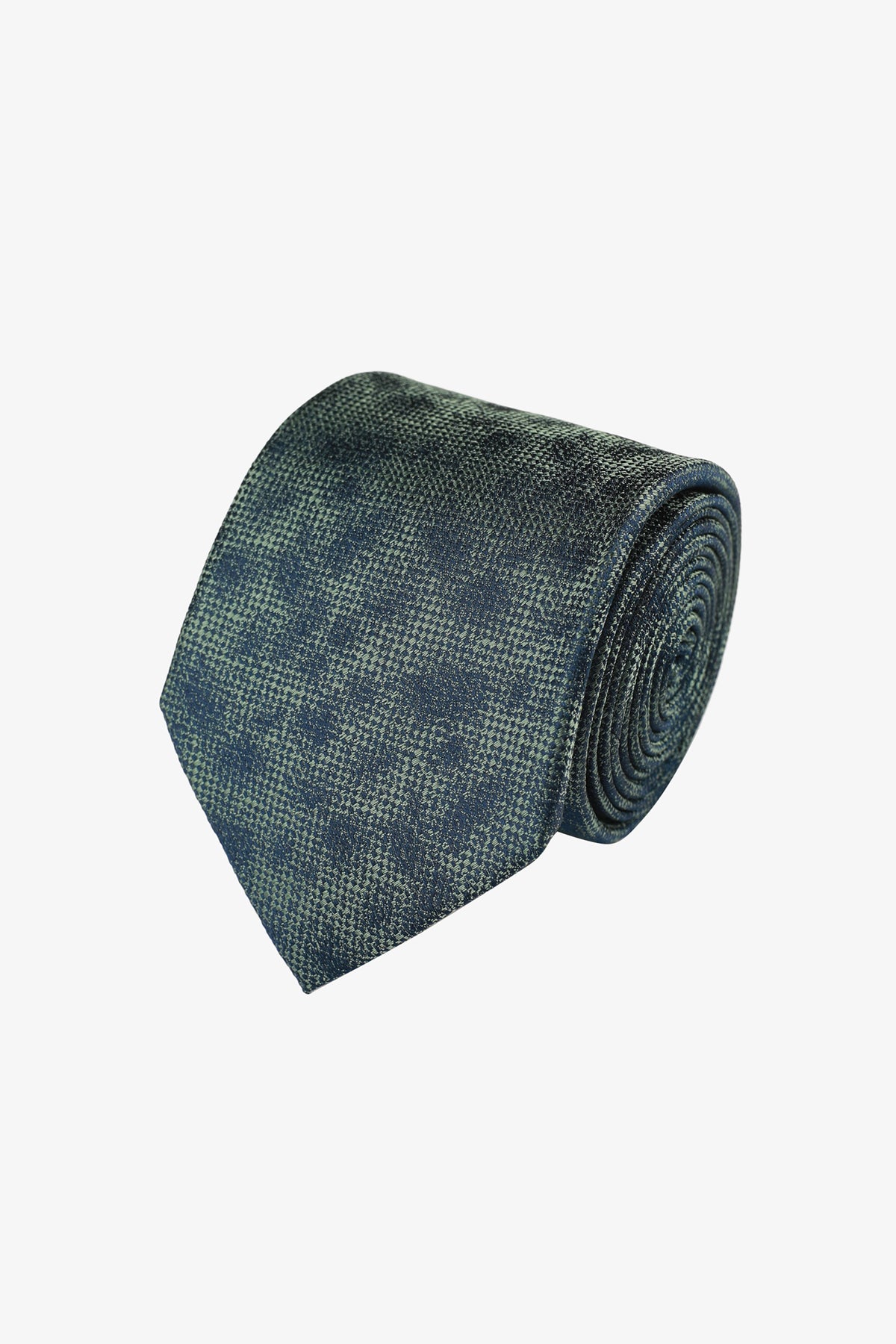 Tie -  Silk deep  green design
