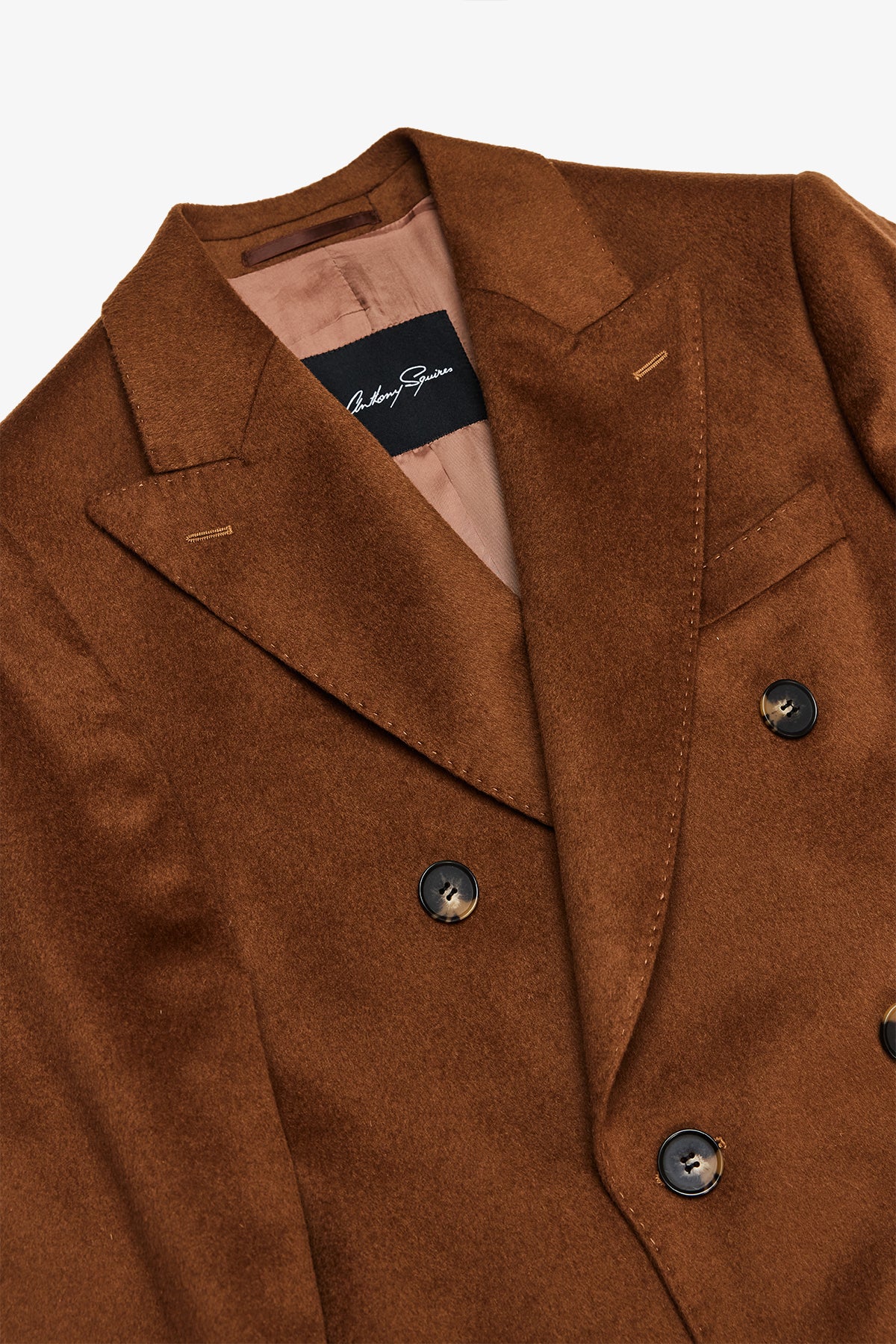 Elroy - Camel Double Breasted Overcoat