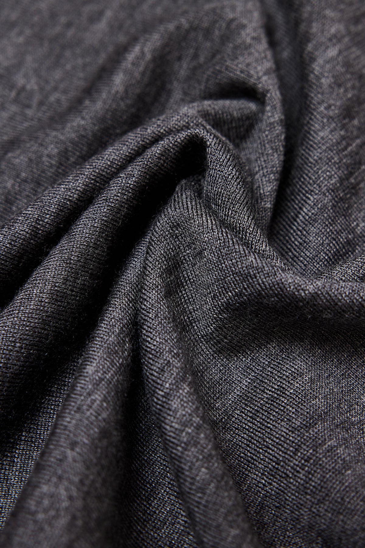 Kelvin - Charcoal Long Sleeve Knit Polo