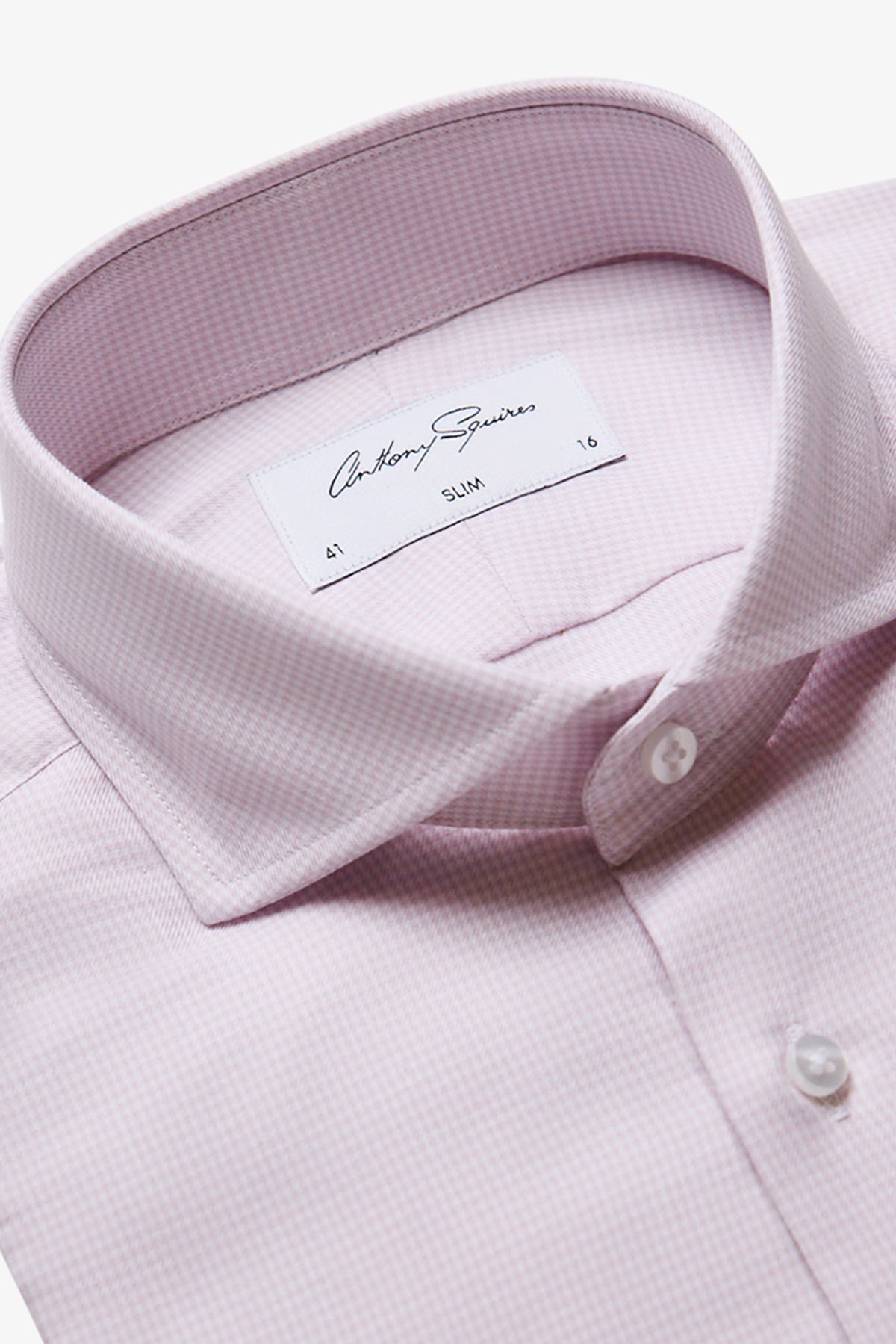 Alton pink micro houndstooth