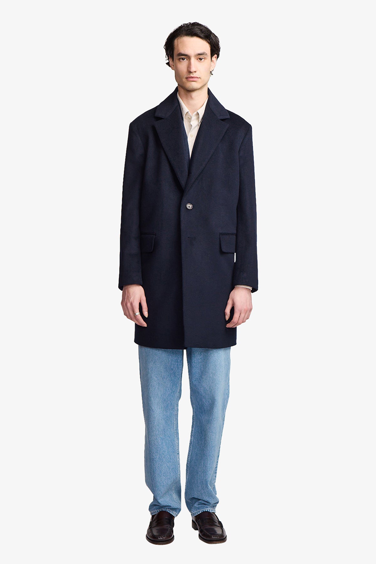 Berg cashmere blend overcoat