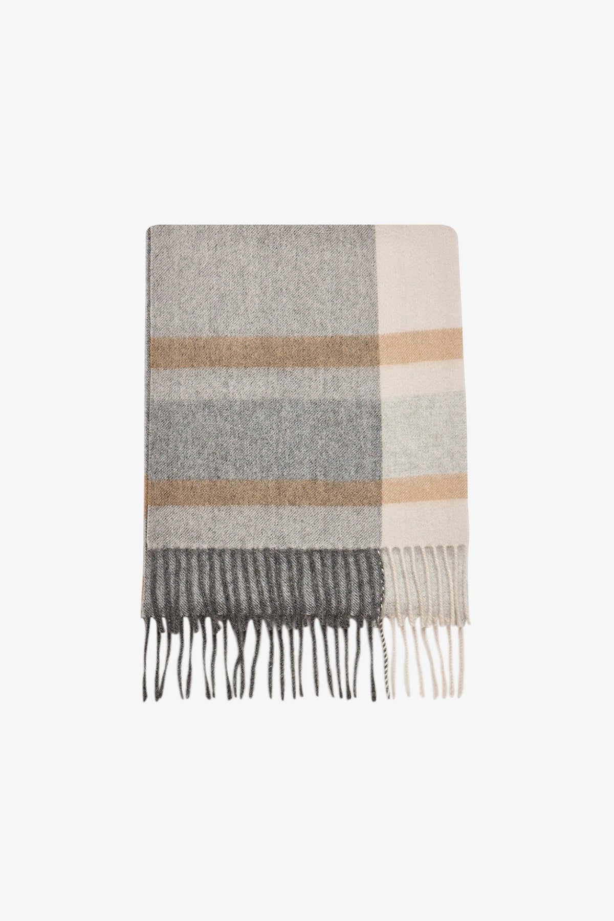 Tonal stripe Cashmere Scarf