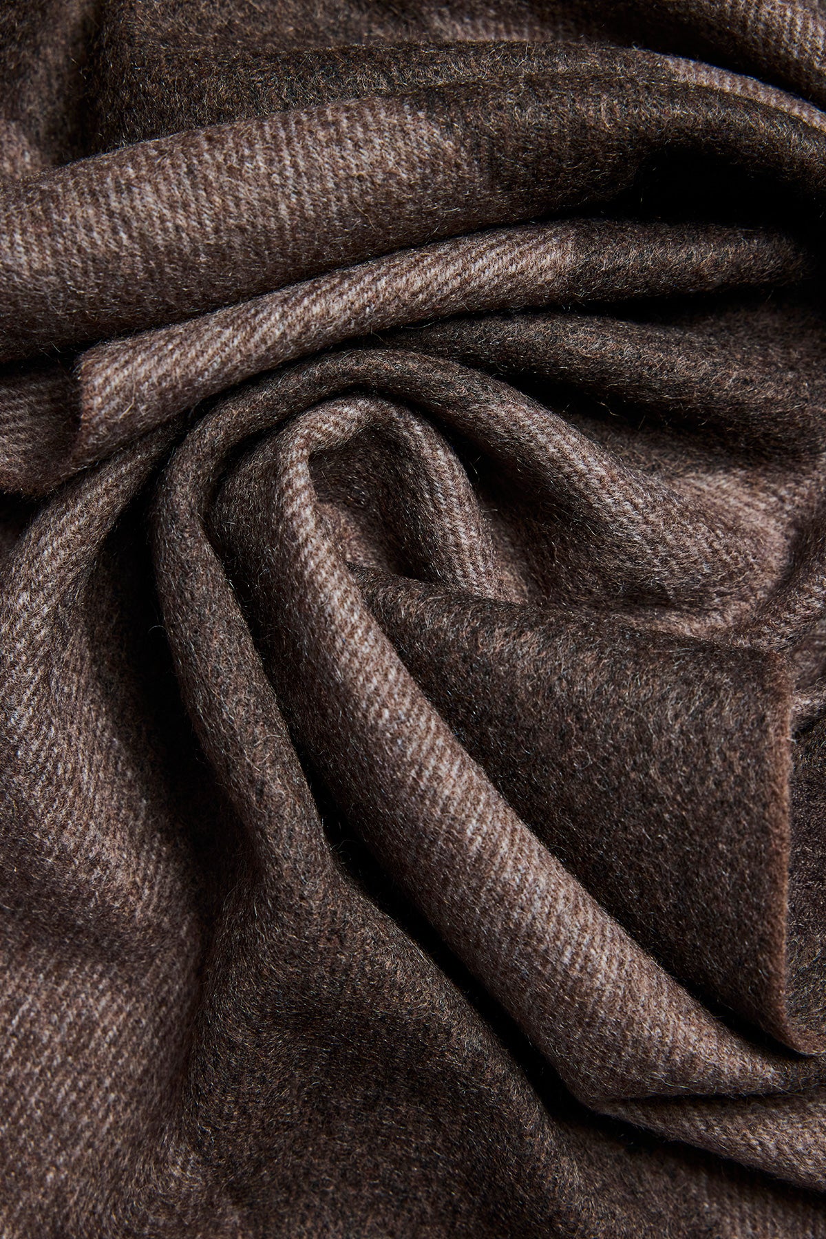 Cashmere Scarf - Black Check