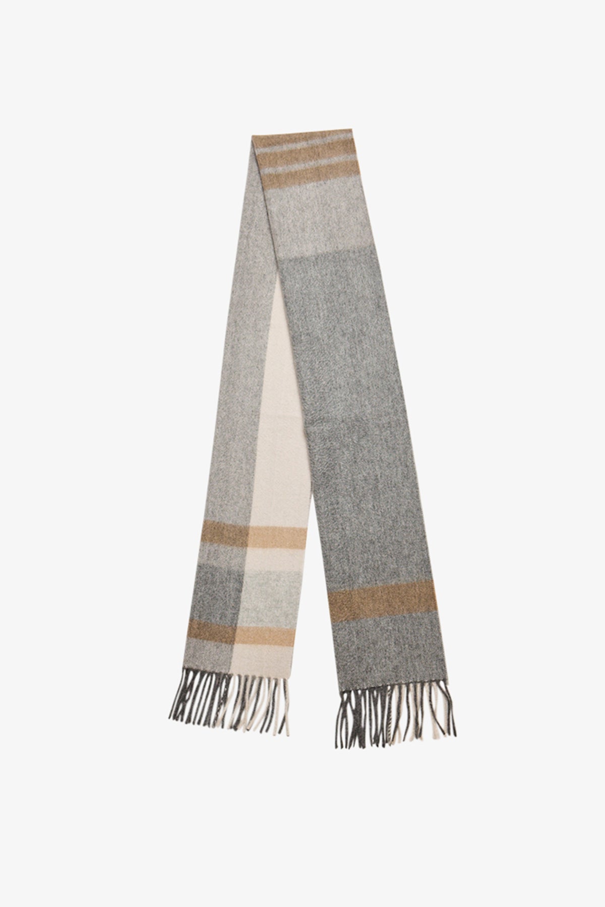 Tonal stripe Cashmere Scarf