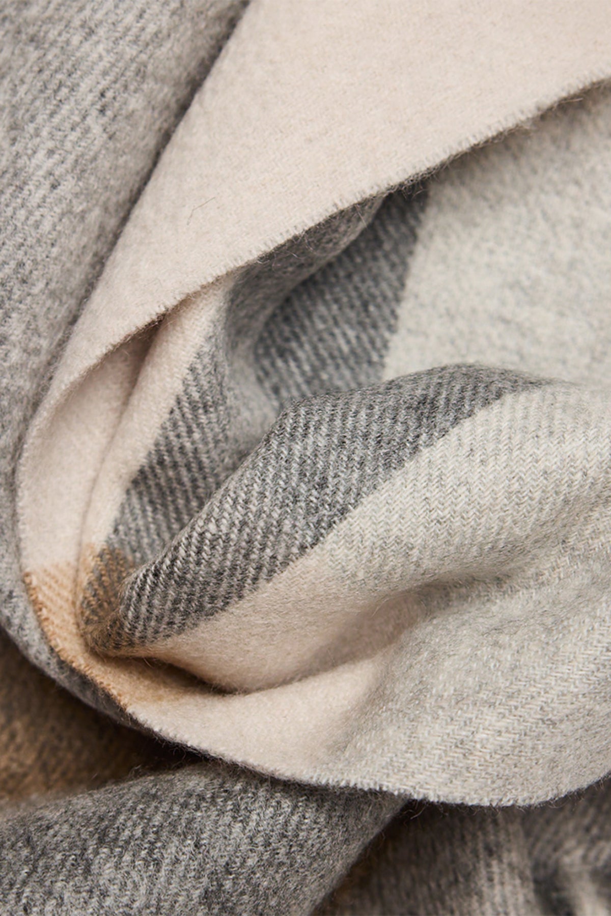 Tonal stripe Cashmere Scarf