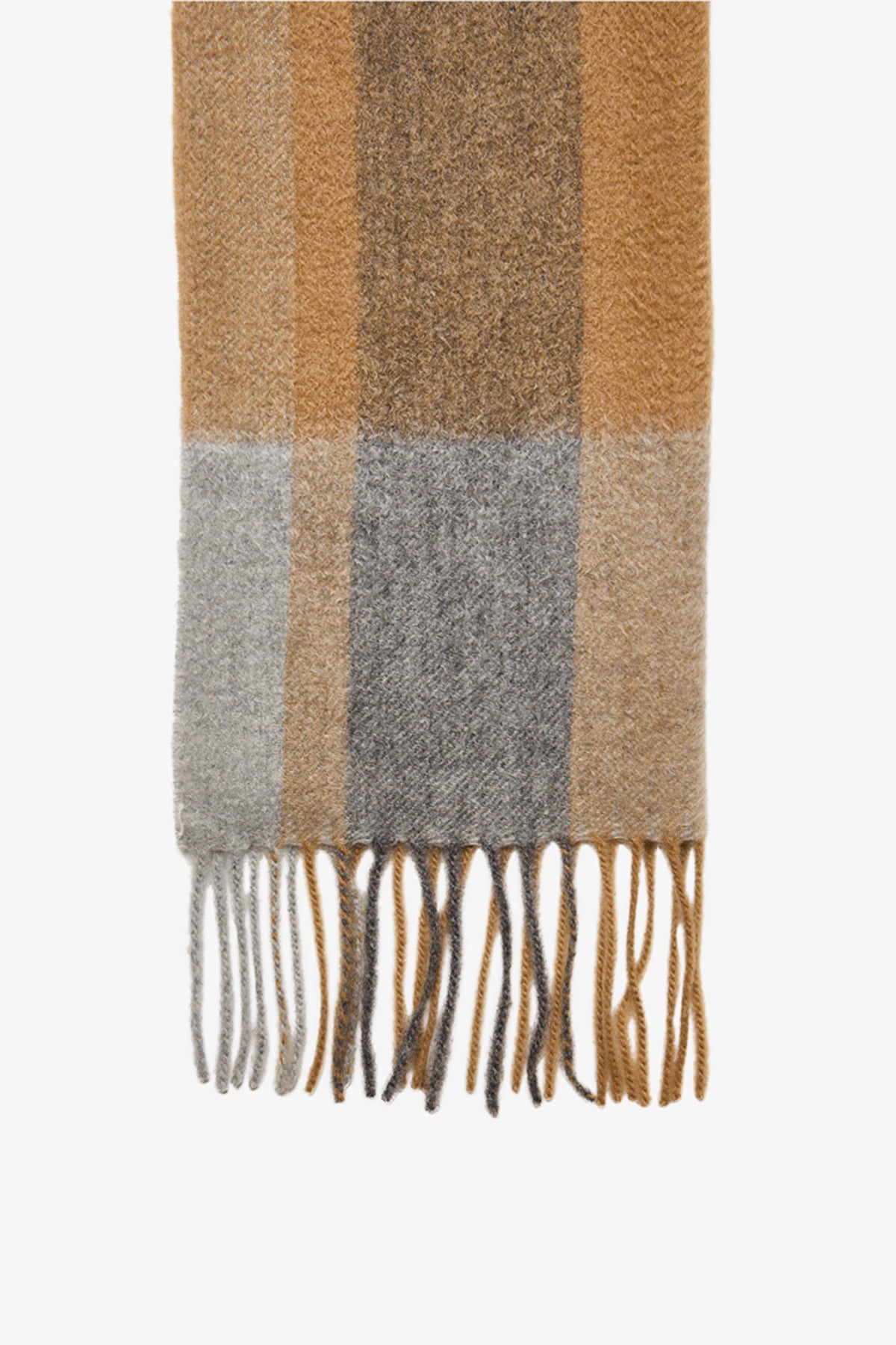 Tonal check Cashmere Scarf