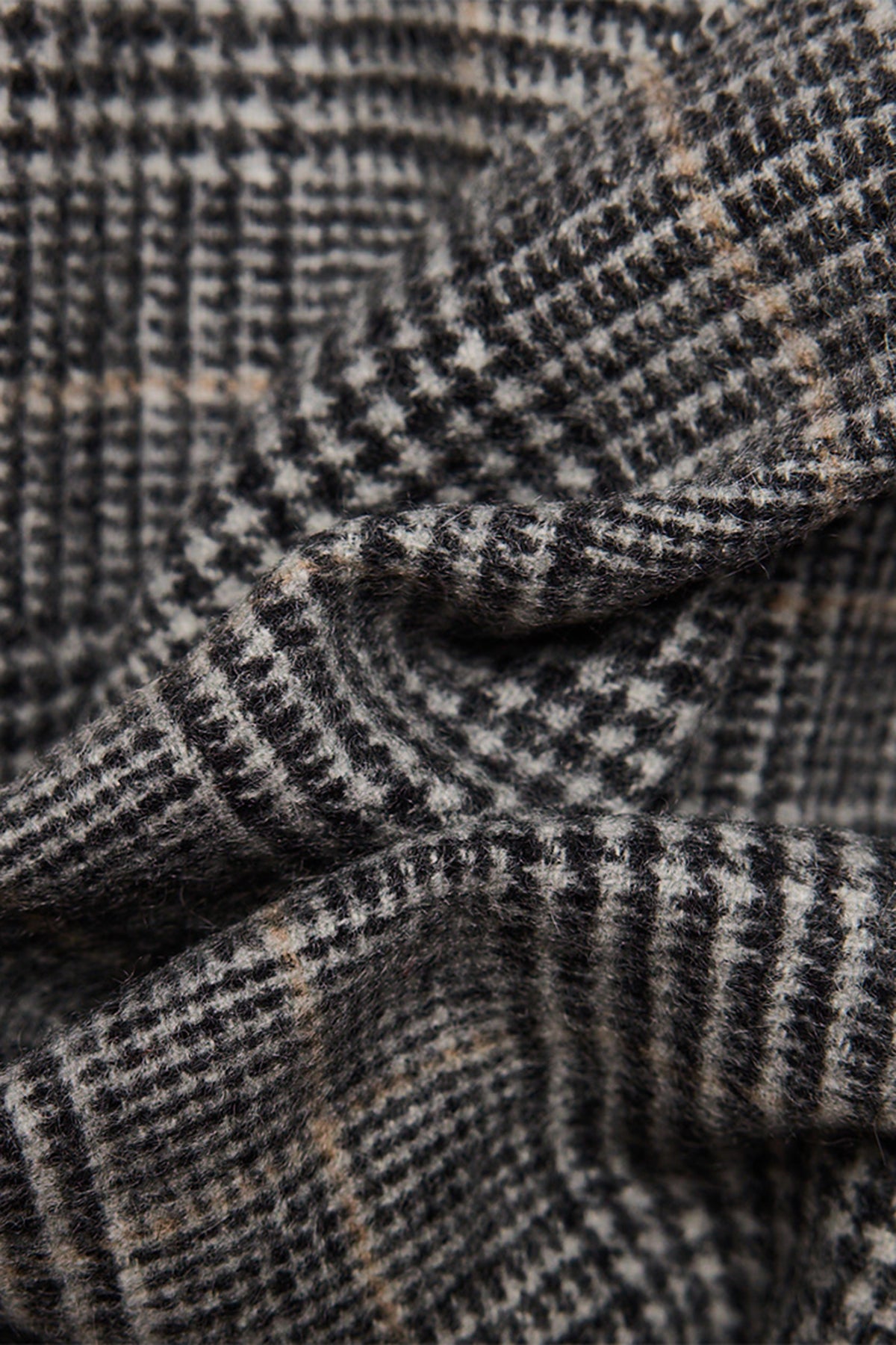 Herritage check grey Cashmere Scarf