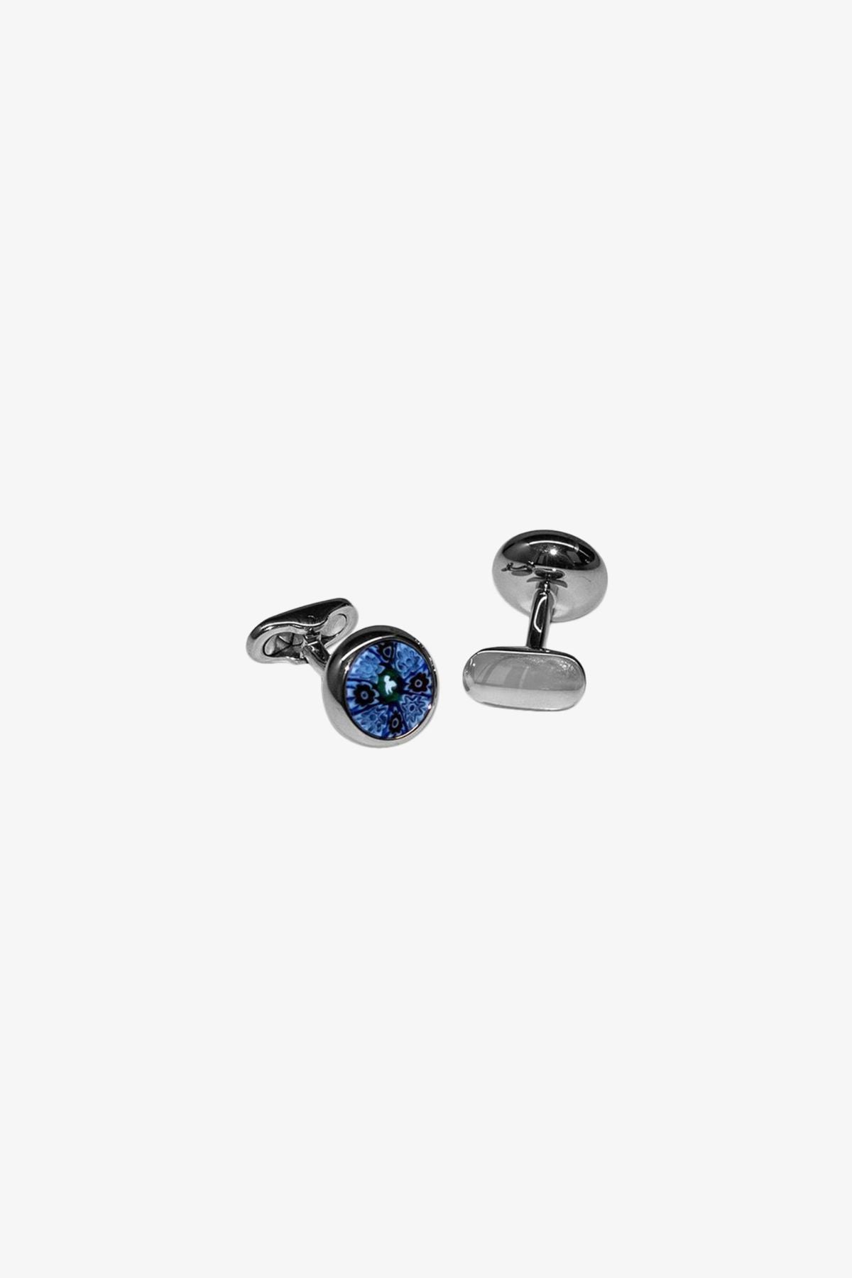 Cufflinks - Cobalt & Navy Murano Glass
