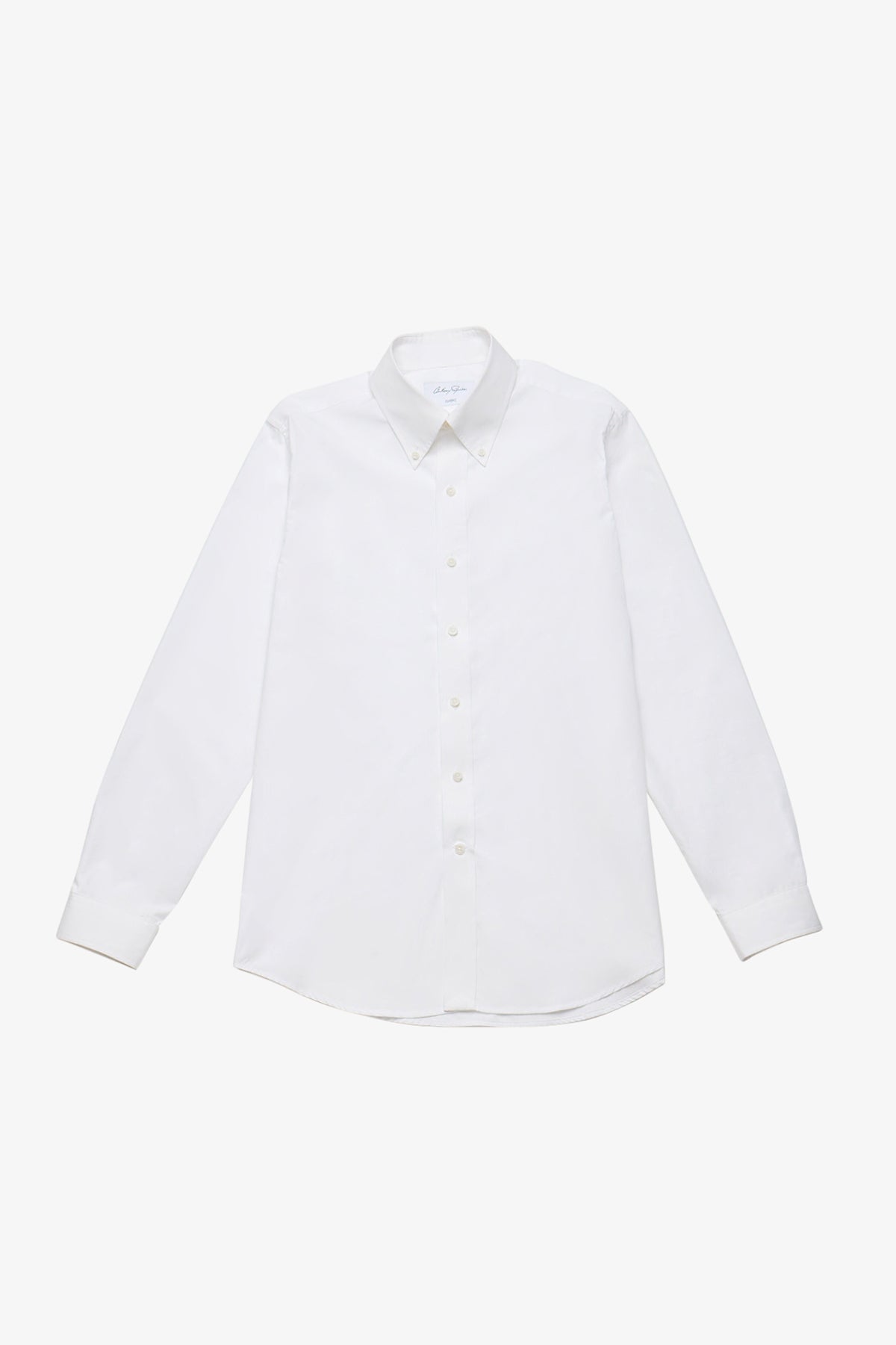 Dexter white button down