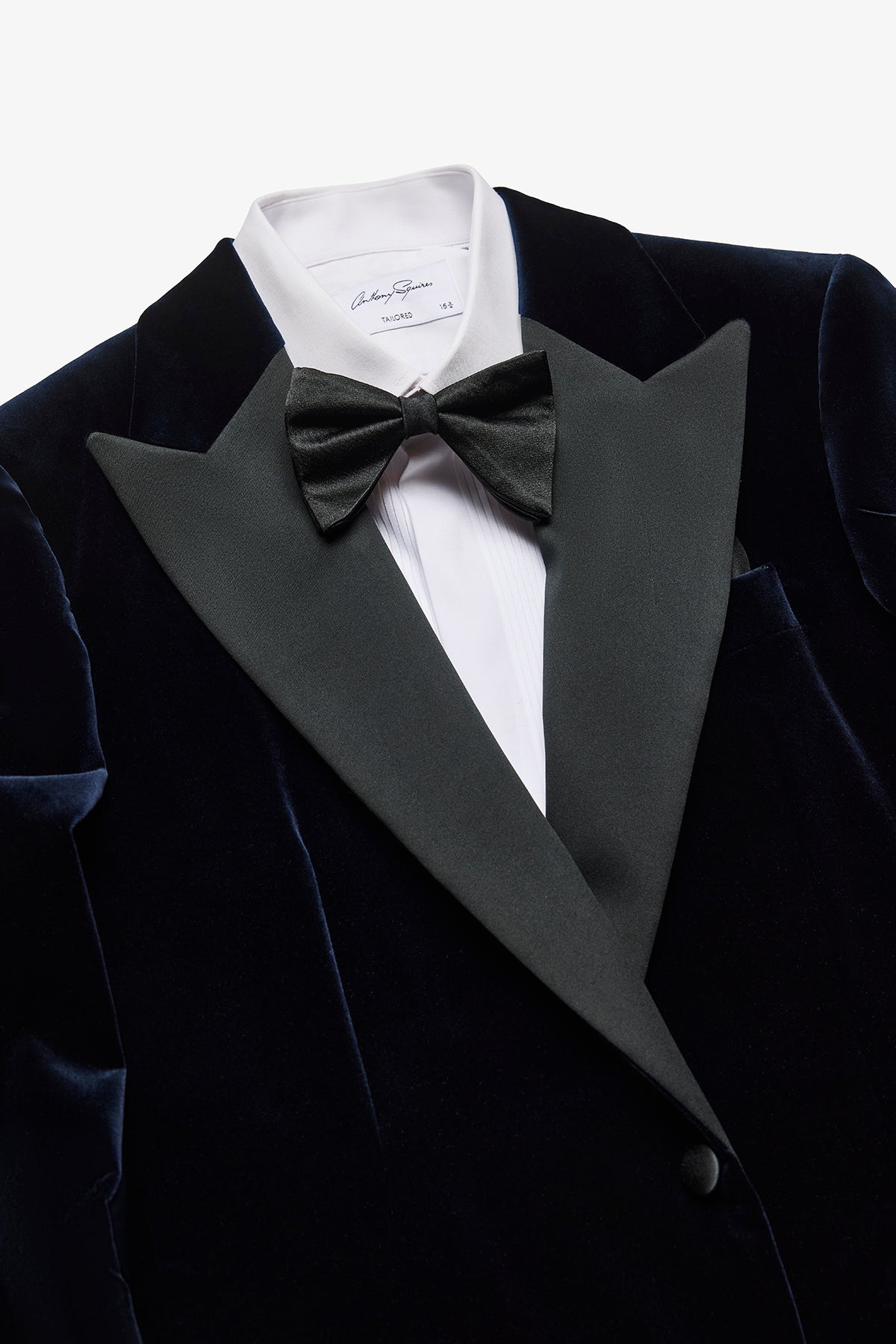 Finn Blazer - Wool In Navy Velvet