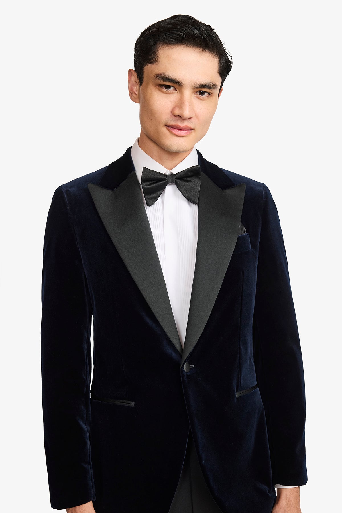 Finn Blazer - Wool In Navy Velvet
