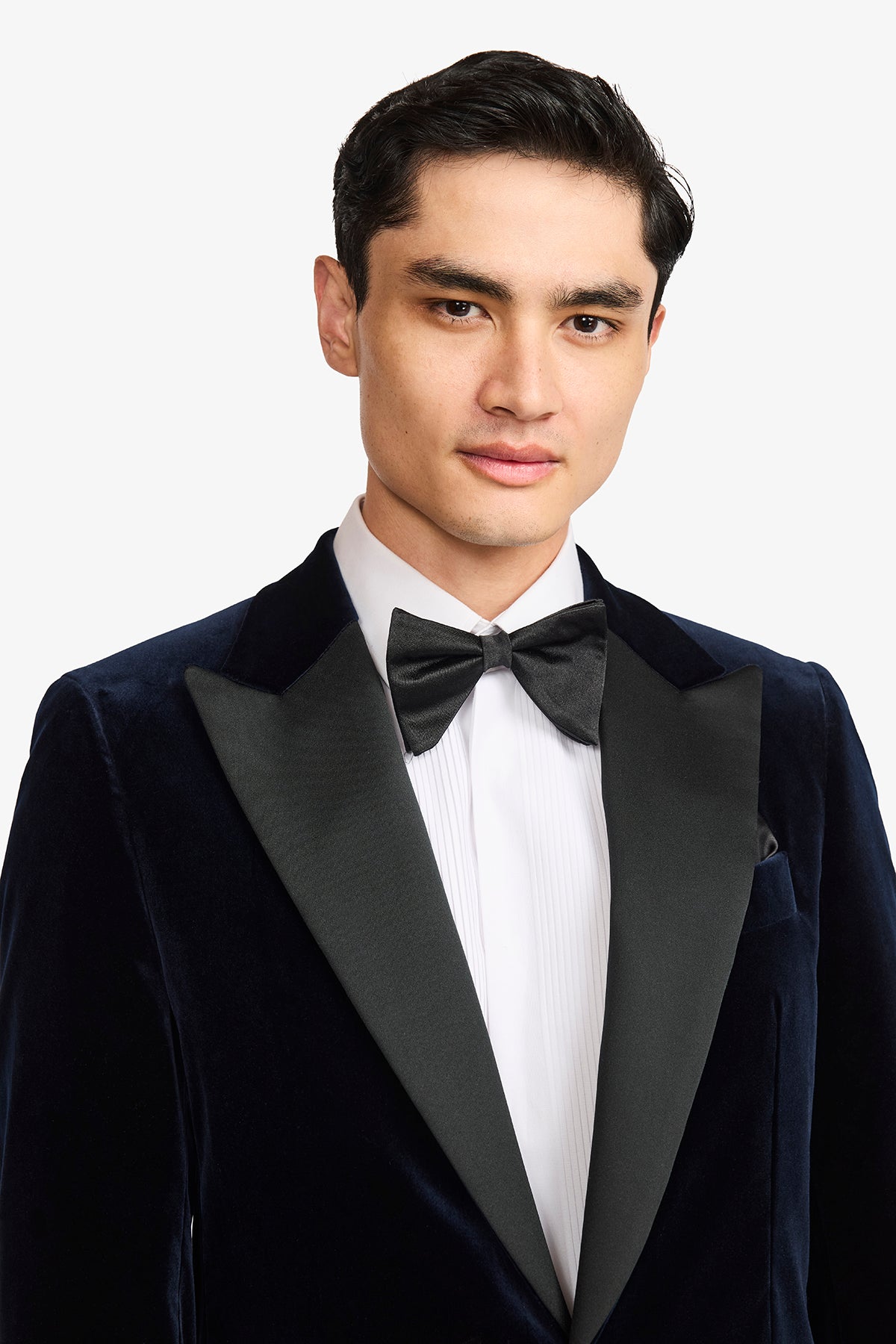 Finn Blazer - Wool In Navy Velvet