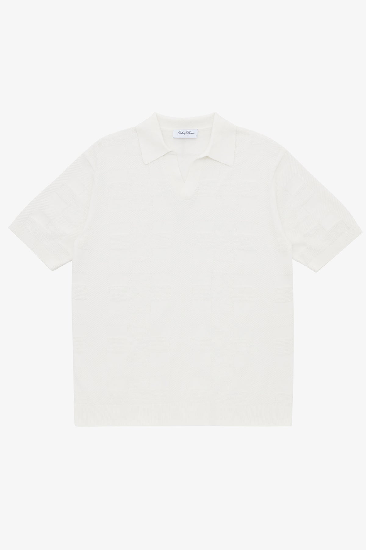 Array - Off White Polo In Supima Cotton