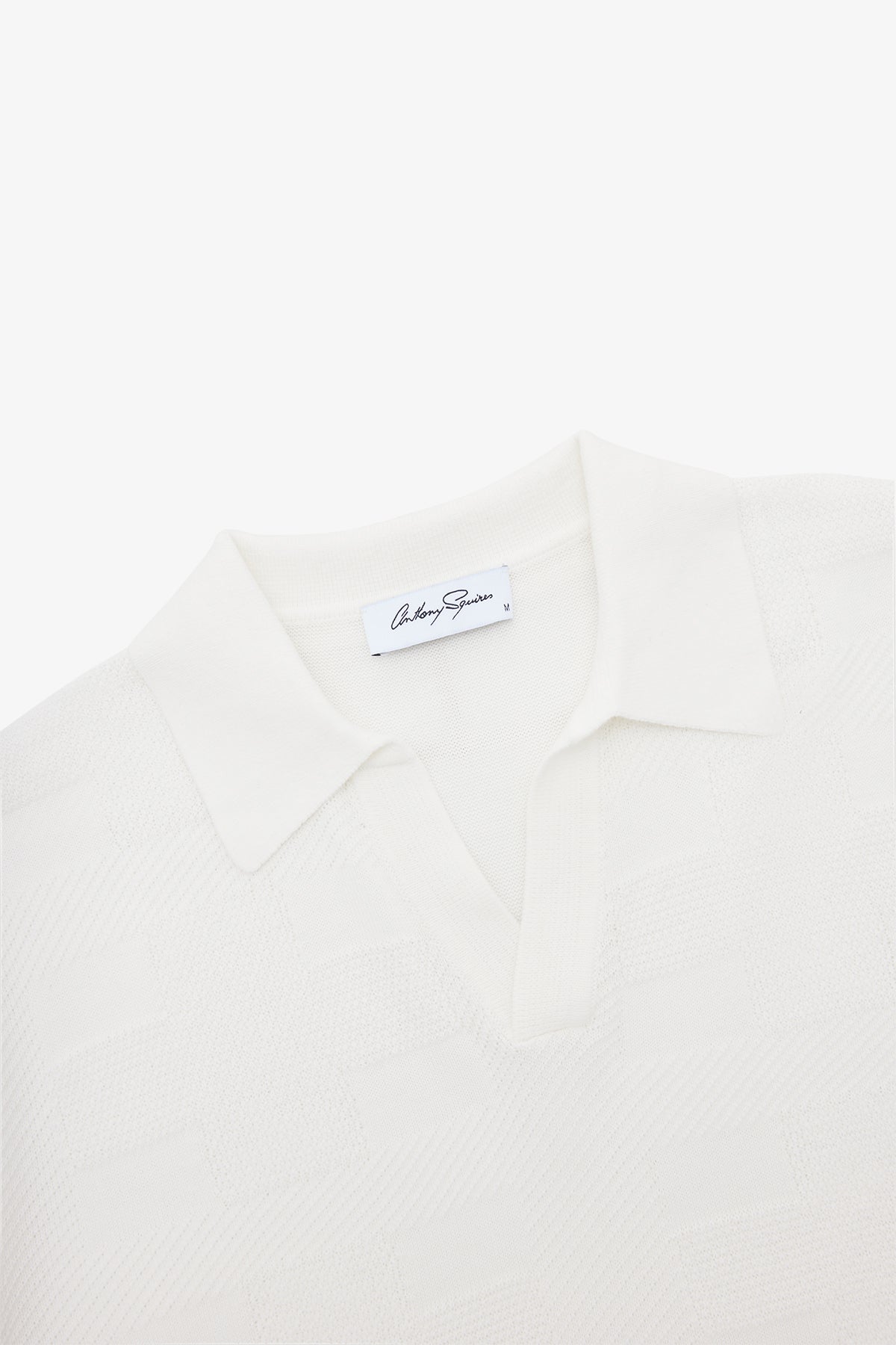 Array - Off White Polo In Supima Cotton