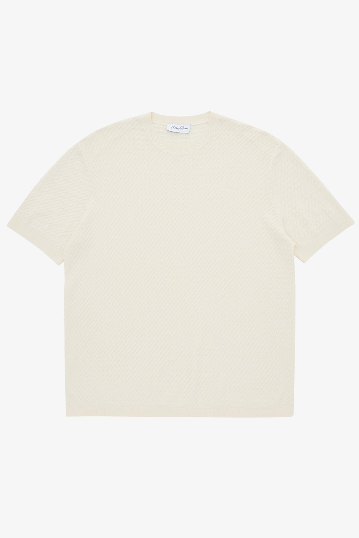 Axis - Off White Crew Neck Knit