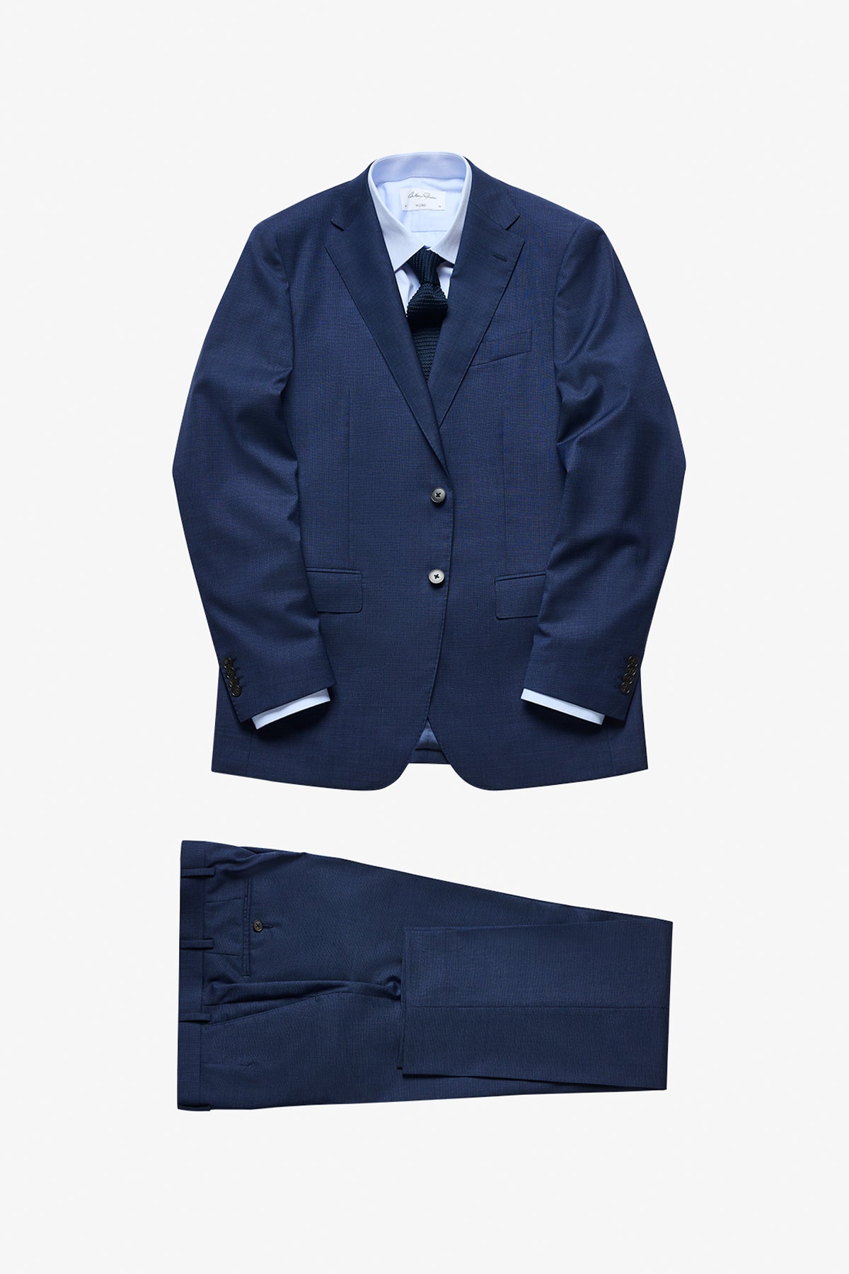 Ives Suit - Micro Check In Pure Tropical Wool, Super 110's