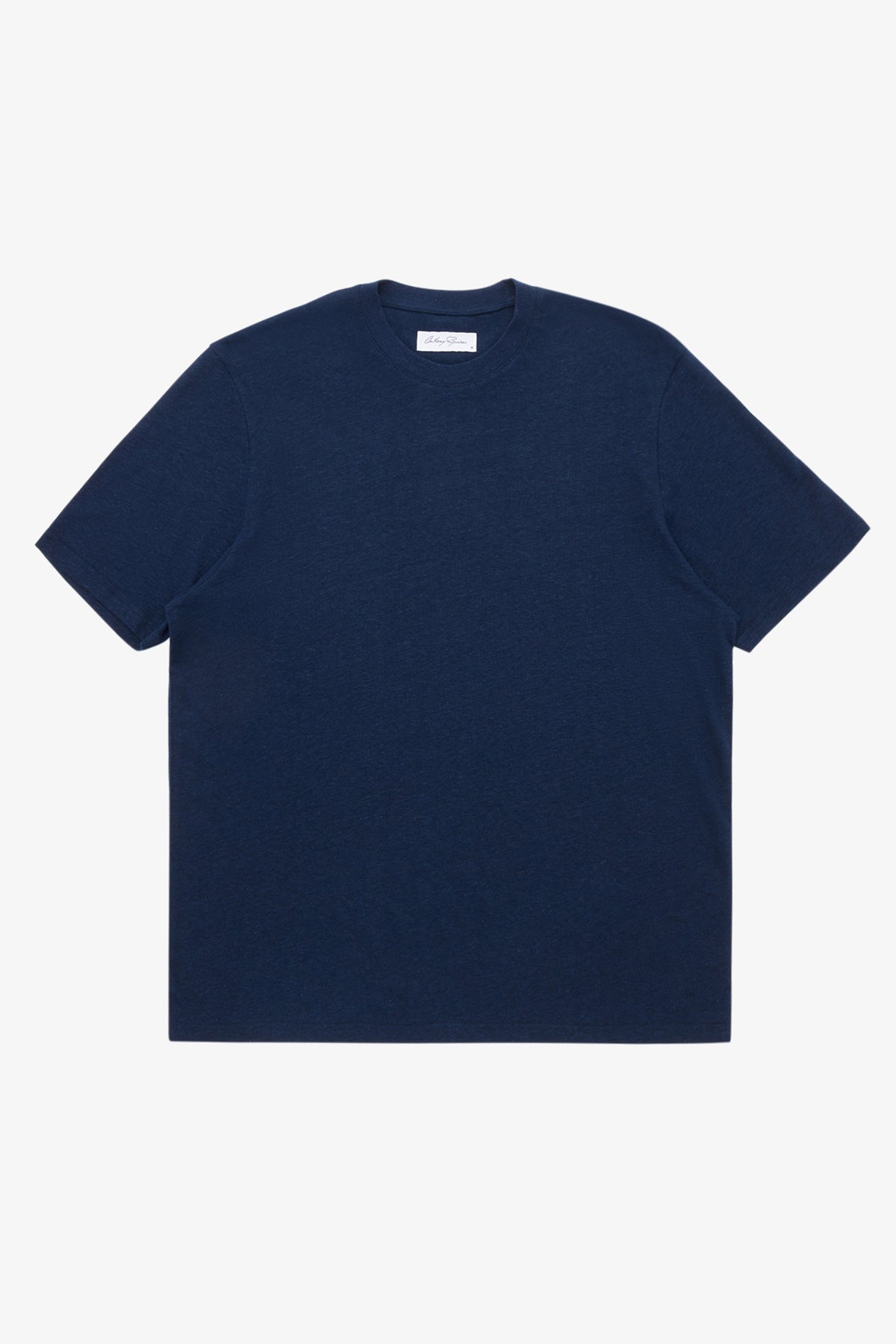 Linen T-shirt - Navy Blue