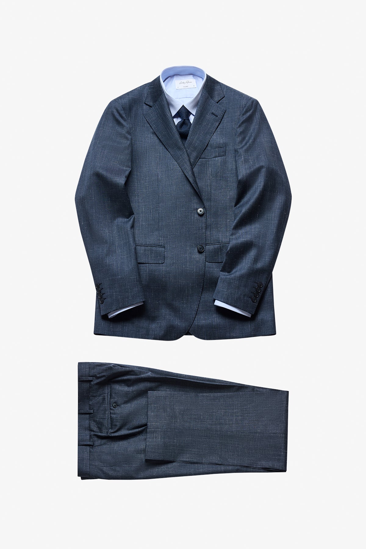 Mateo Suit - Multicheck In Wool/Linen/Silk