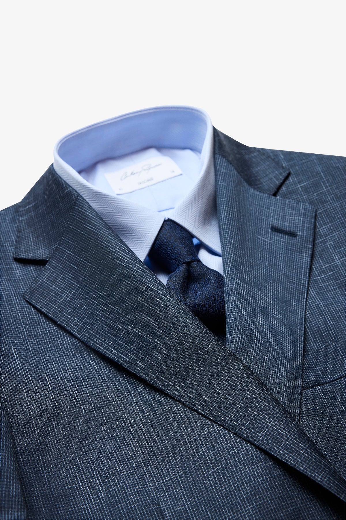 Mateo Suit - Multicheck In Wool/Linen/Silk