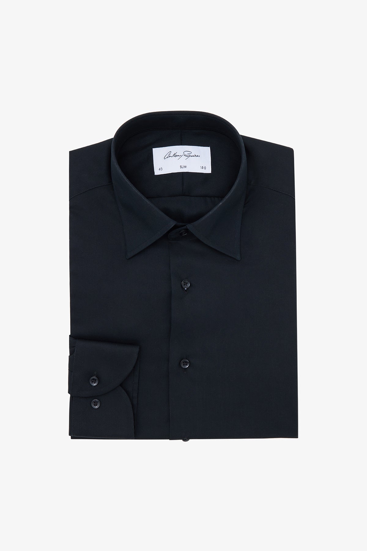Onder Formal Shirt - Fine Black Twill