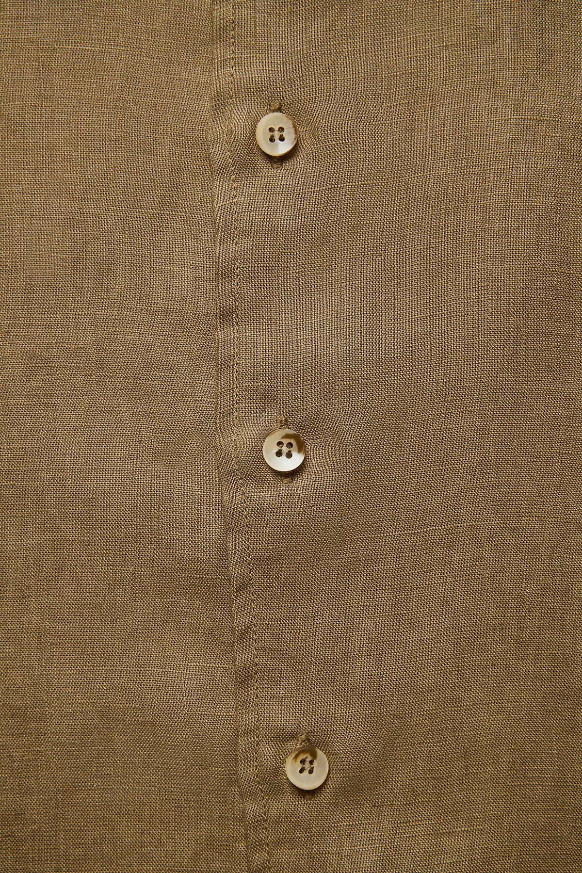 Quy - Khaki Linen Shirt