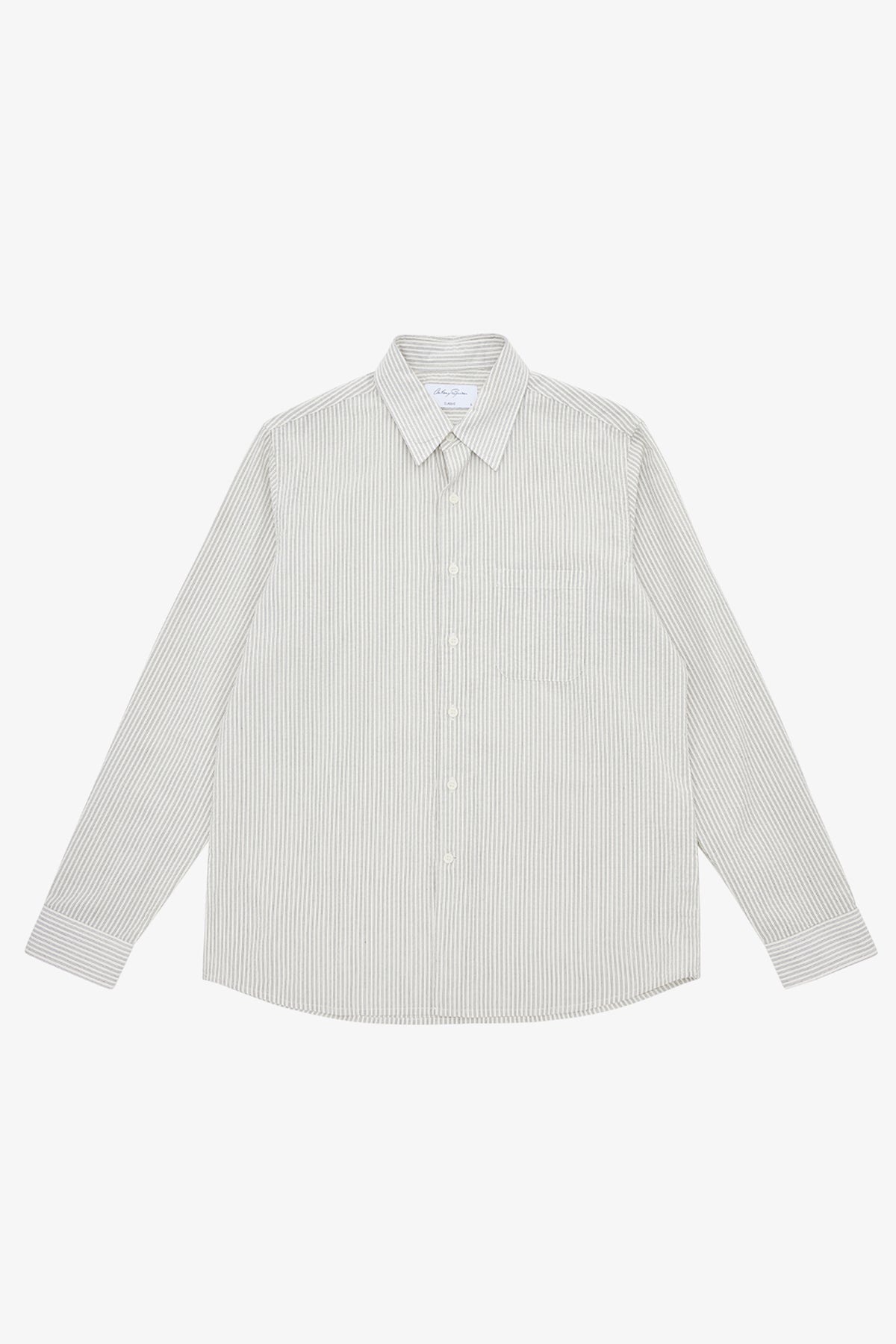 Ree - Natural Seersucker Shirt