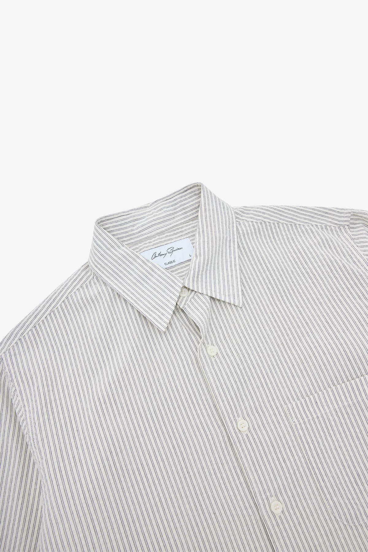 Ree - Natural Seersucker Shirt