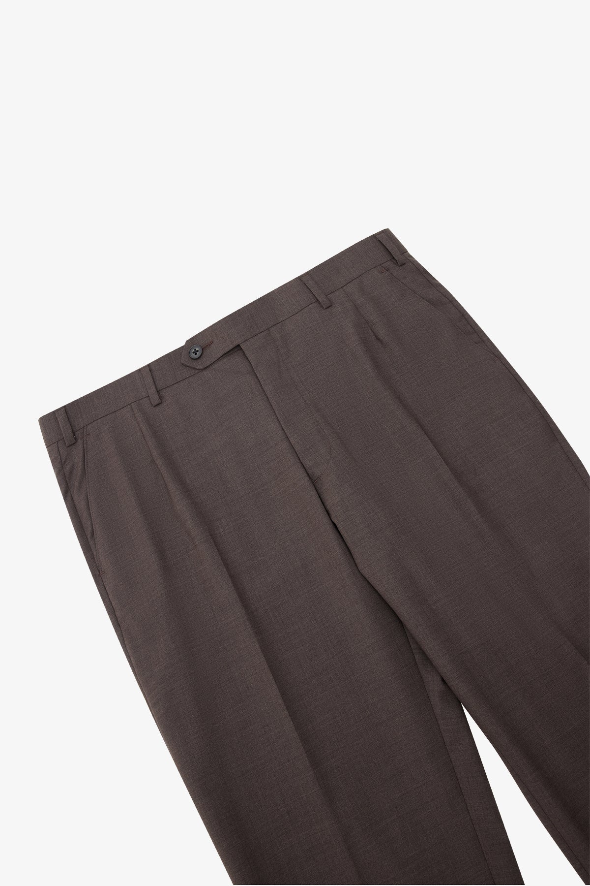Slack Trouser - Tobacco In Pure Tropical Wool
