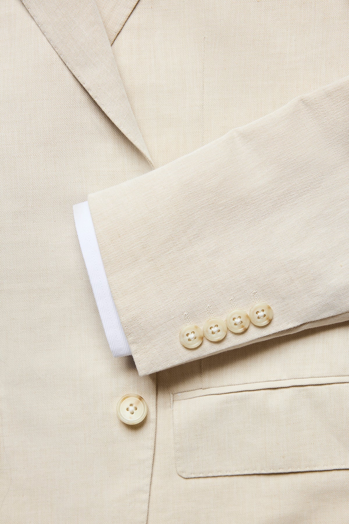 Stokes Suit - Fine Twill In Cotton/Linen