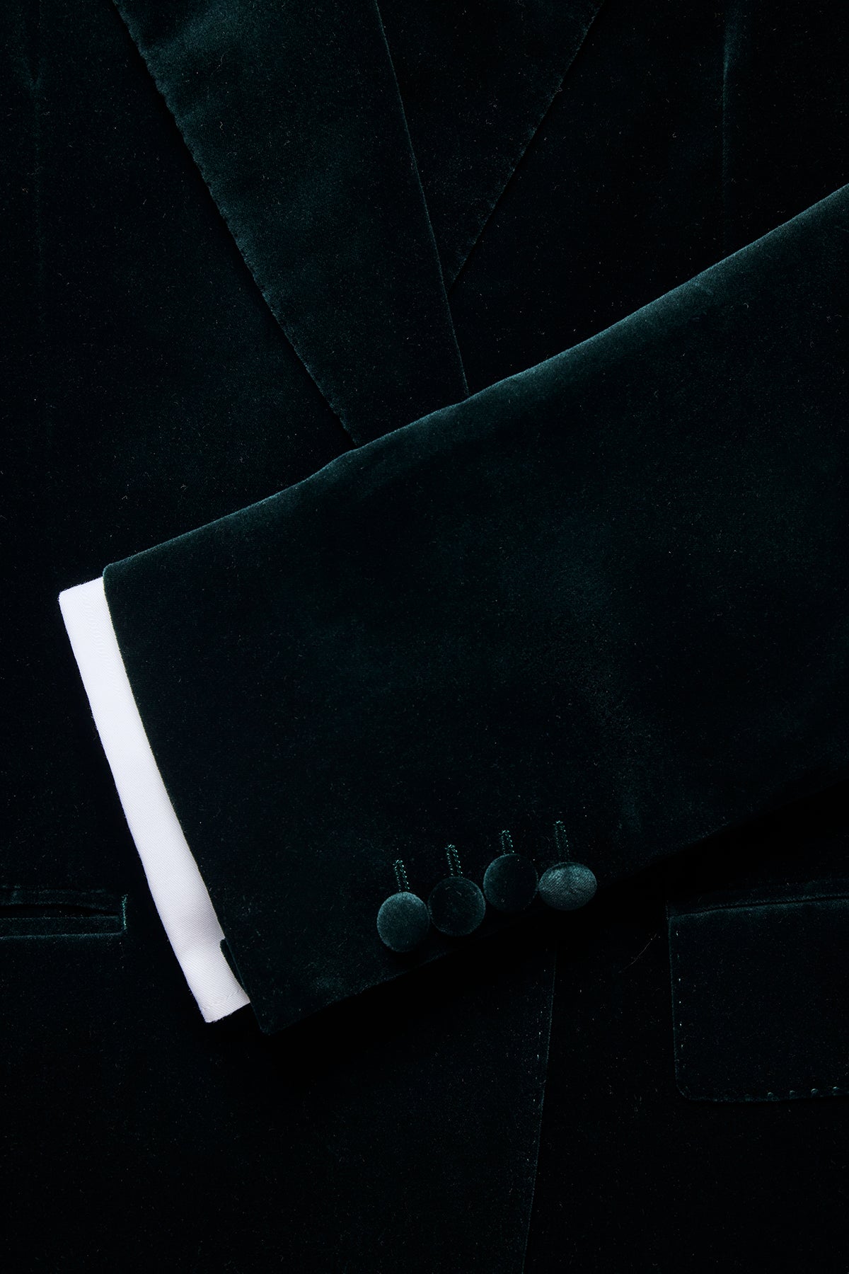 Vance - Luxurious Event Blazer In Green Velvet